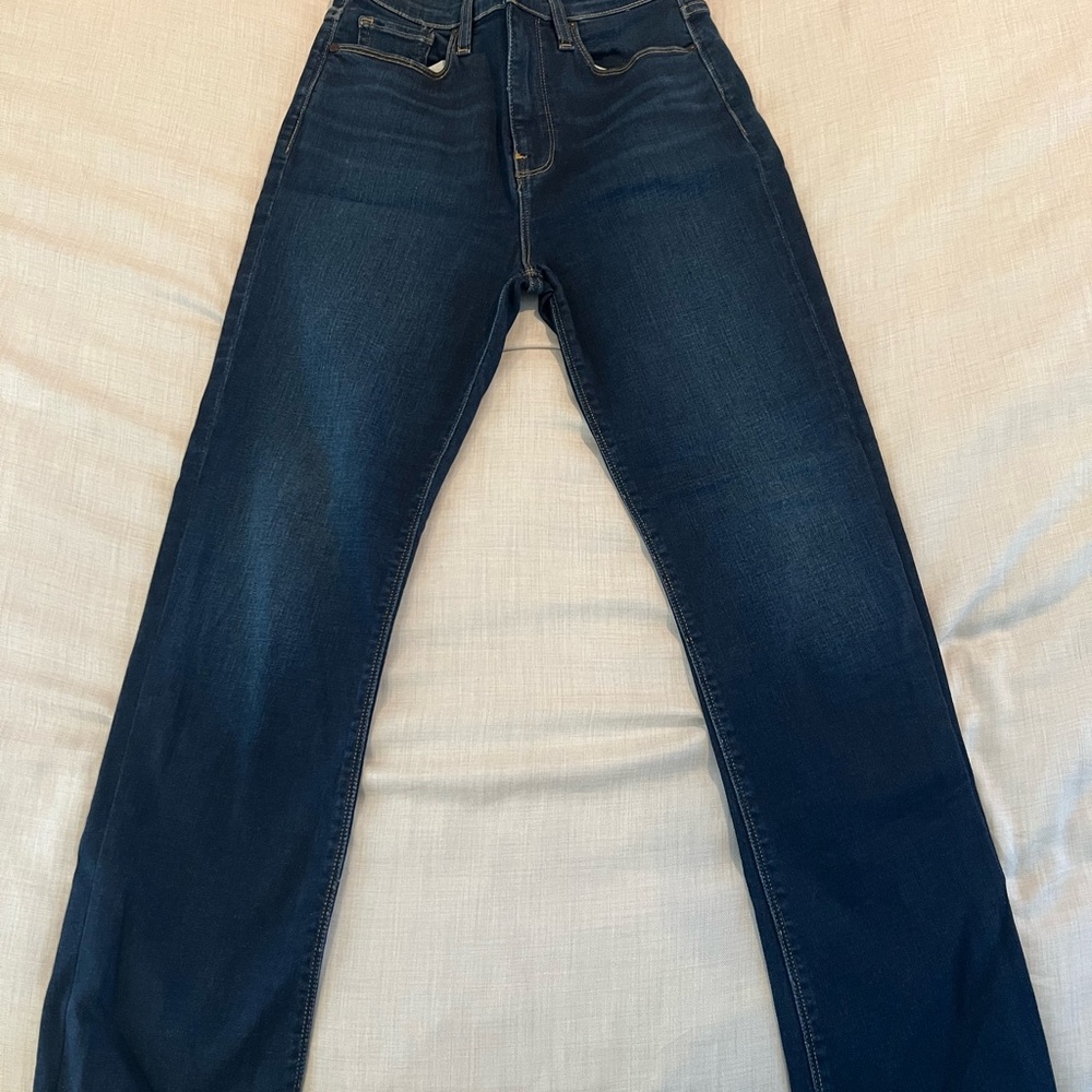 Hudson Jeans Blue Ankle Cropped Denim